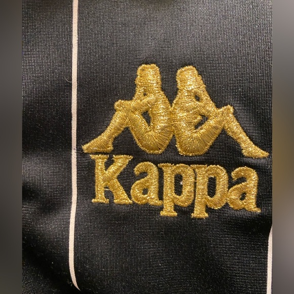 Vintage Kappa Jacket - Black & Gold - Men’s Size Small S - Picture 3 of 3